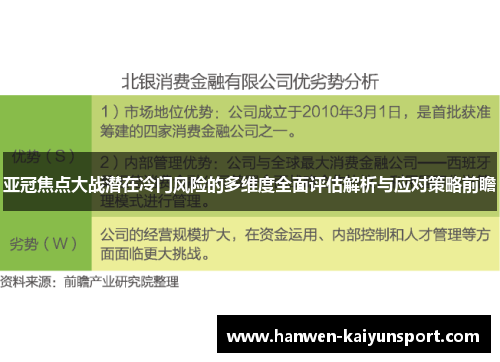 亚冠焦点大战潜在冷门风险的多维度全面评估解析与应对策略前瞻